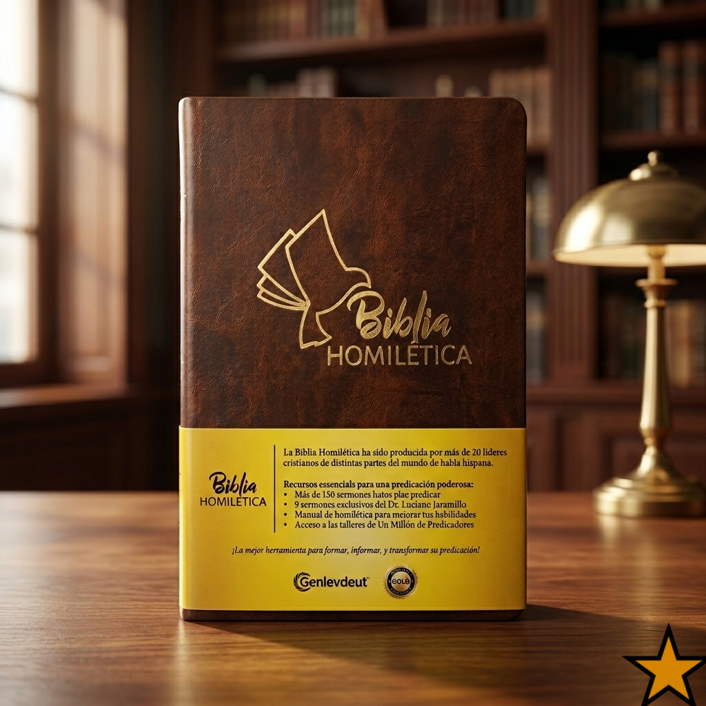 Biblia Homilética RVR60 Letra Grande Premium para Pastores y Predicadores