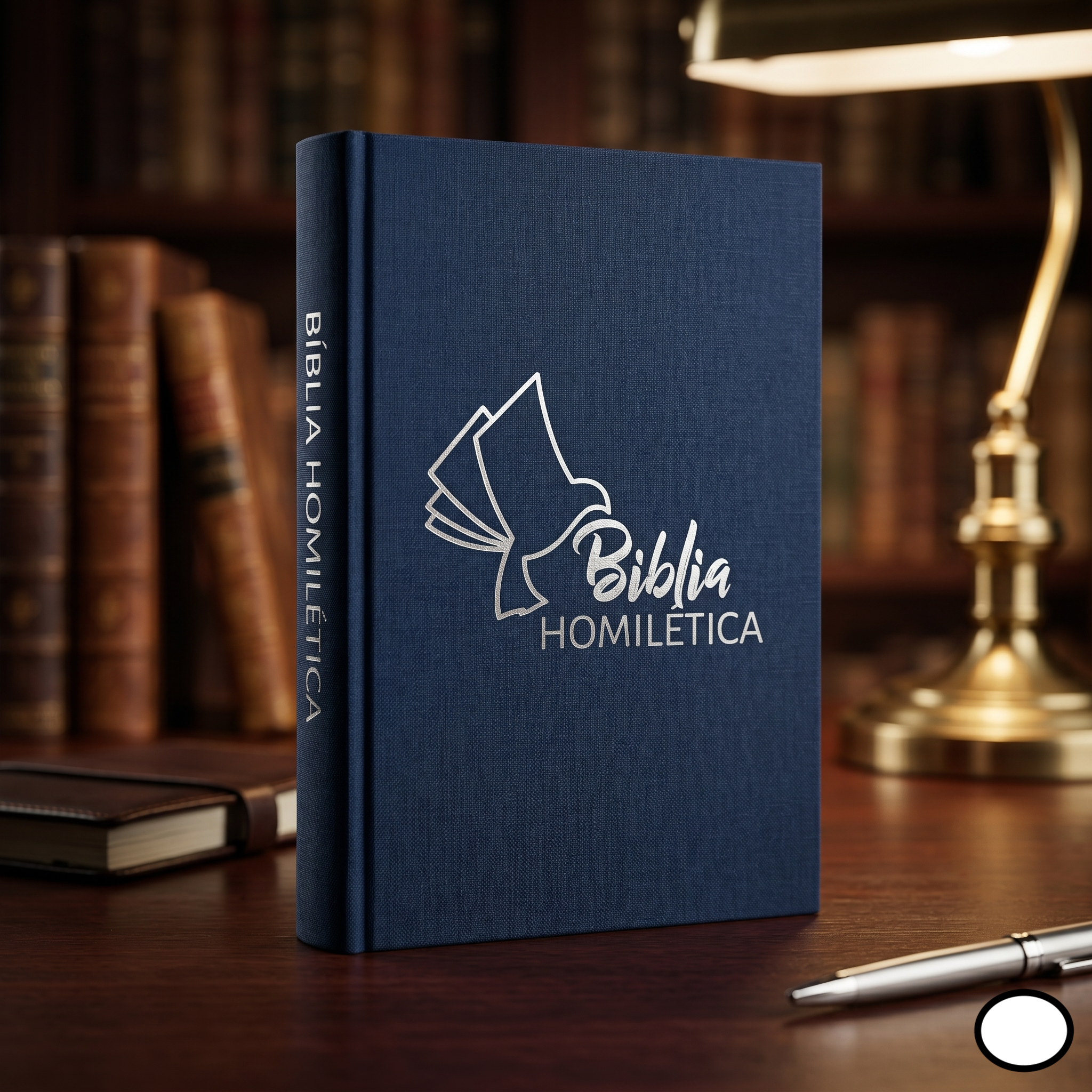 Biblia Homilética® RVR60 Tapa Azul Pasta Dura | Letra Grande para Pastores y Predicadores