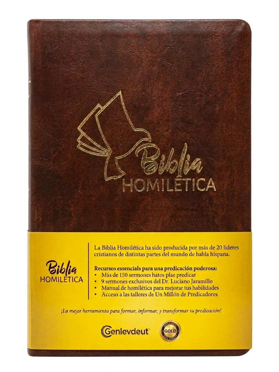 Biblia Homilética RVR60 Letra Grande Premium para Pastores y Predicadores