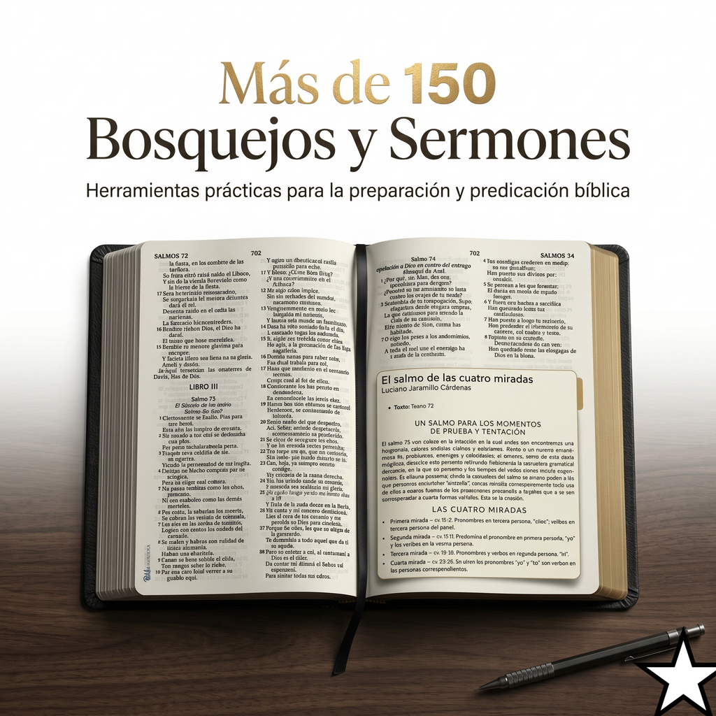 Biblia Homilética RVR60 Letra Grande Premium para Pastores y Predicadores